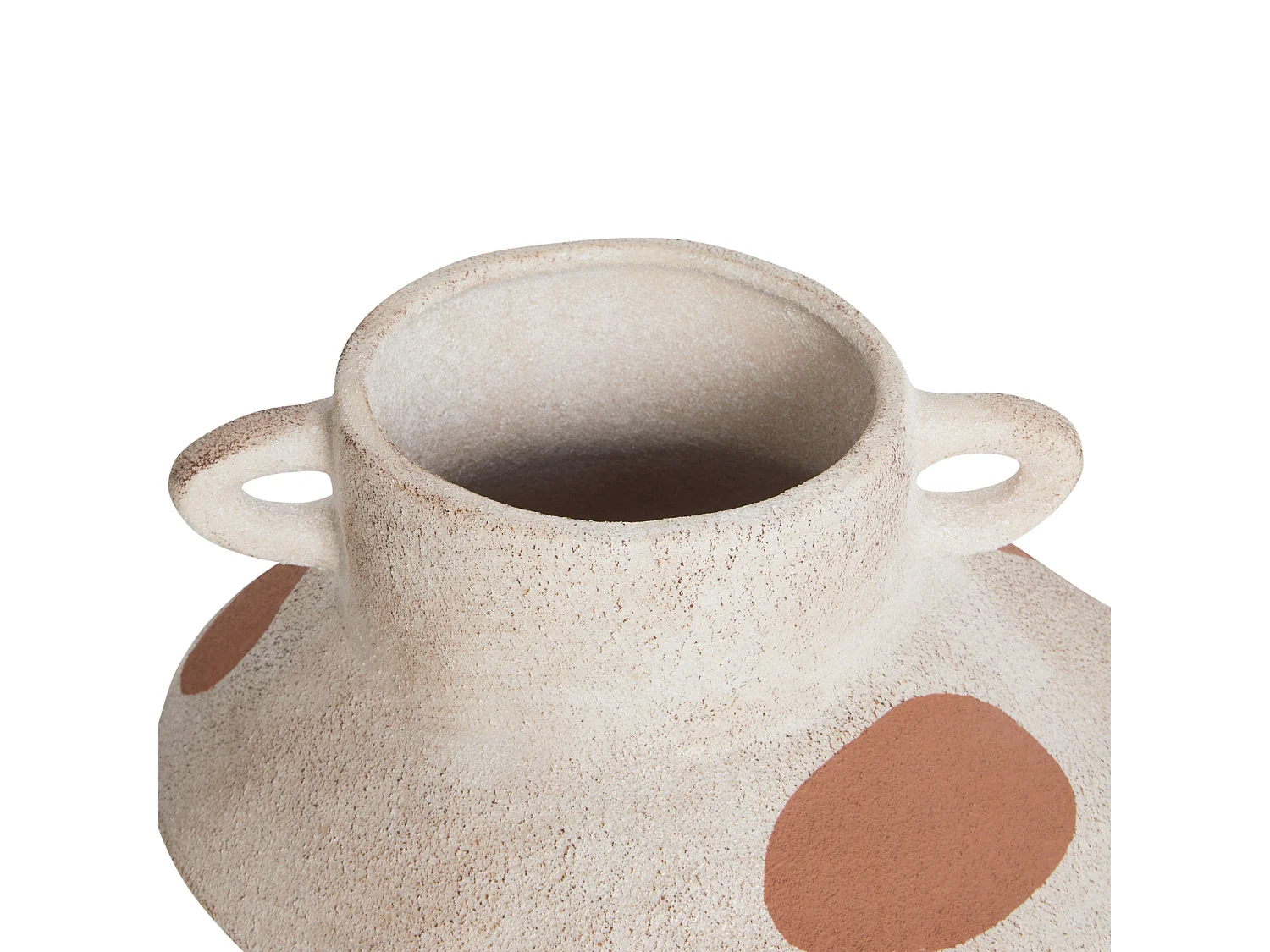 Vaso da fiori ALOSIDAE Gres porcellanato 19 cm Beige chiaro