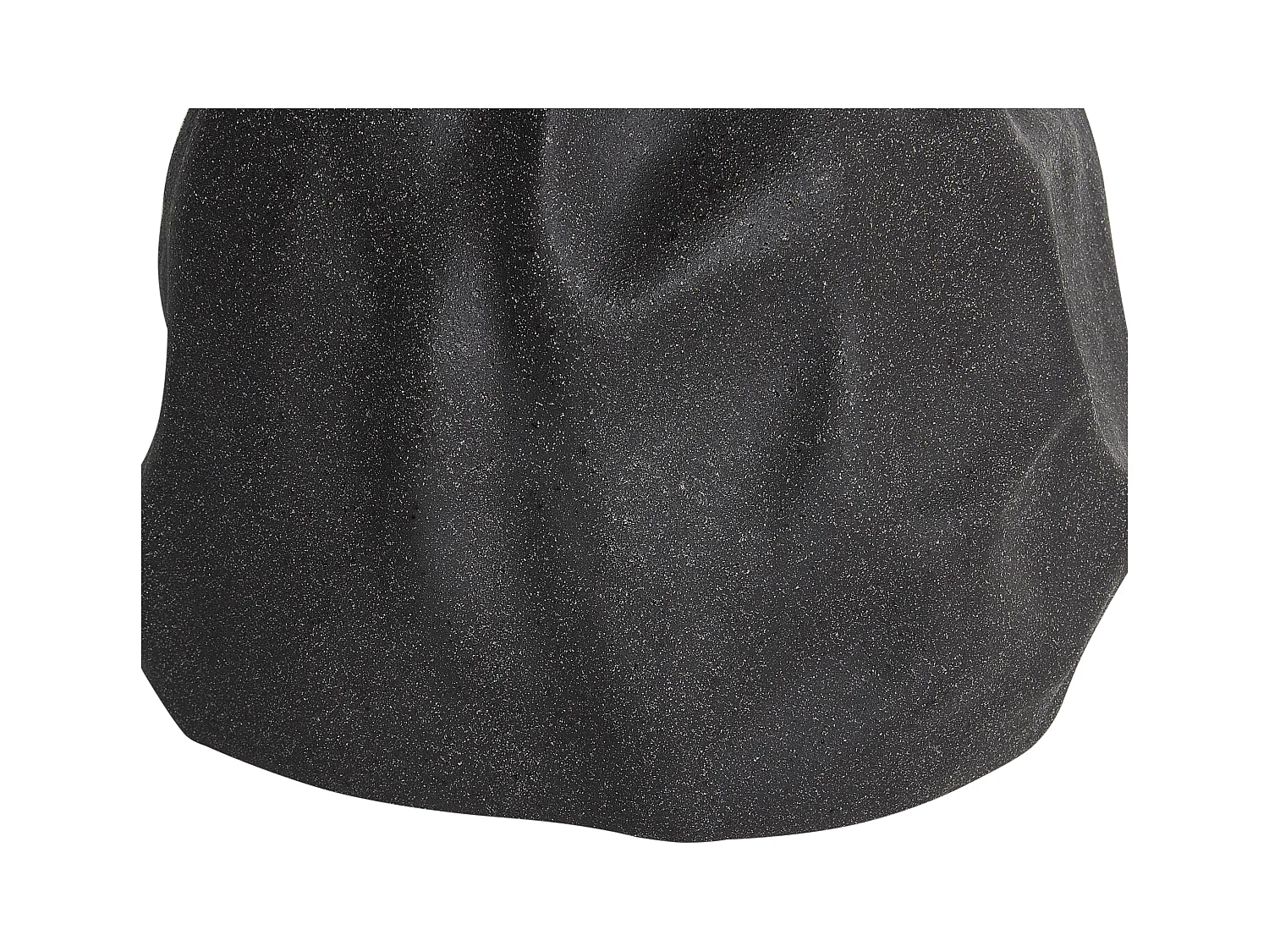 Bloemenvaas COONTAIL Steengoed 31 cm Zwart