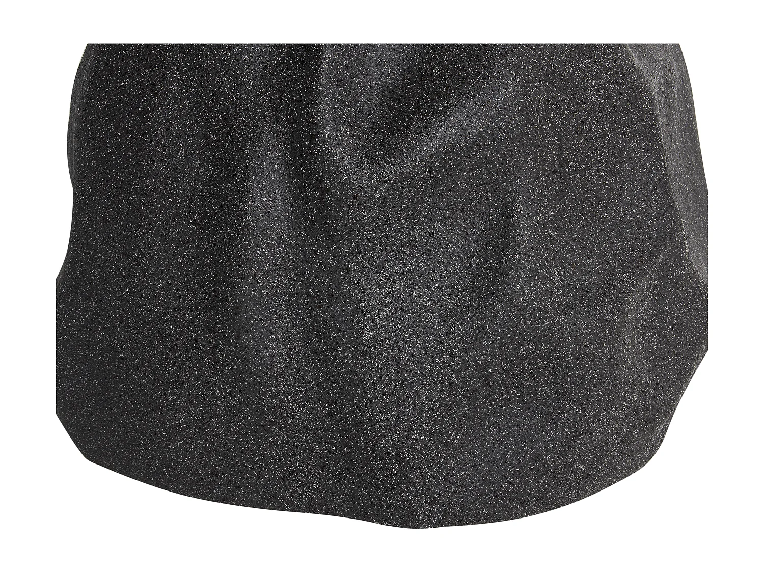 Blumenvase COONTAIL Steinzeug 31 cm Schwarz