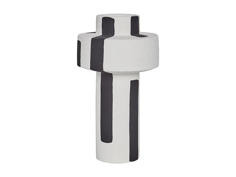 Wazon na kwiaty ESCOLAR Kamionka 28 cm Biały