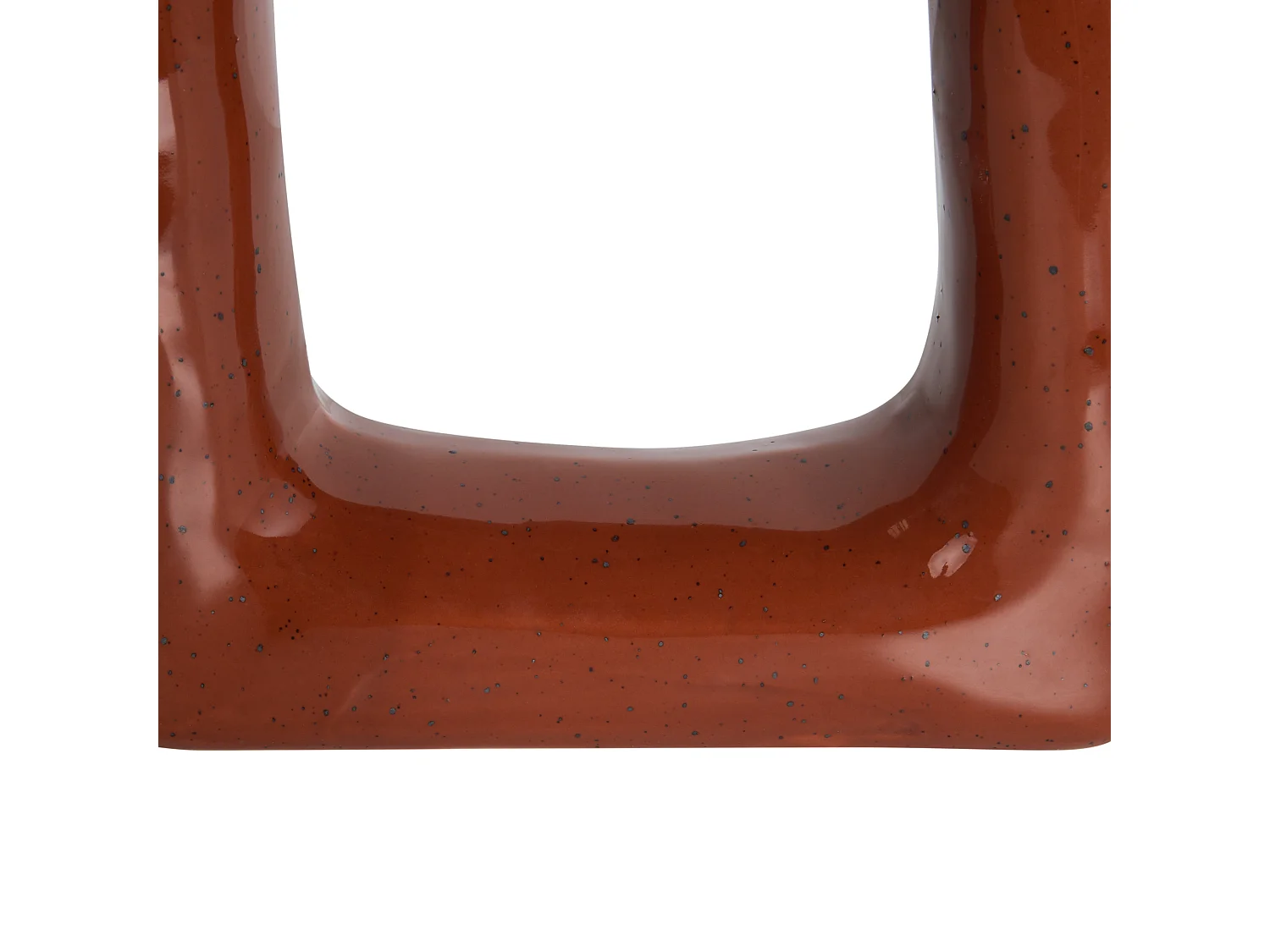 Bloemenvaas MULLET Steengoed 28 cm Bruin