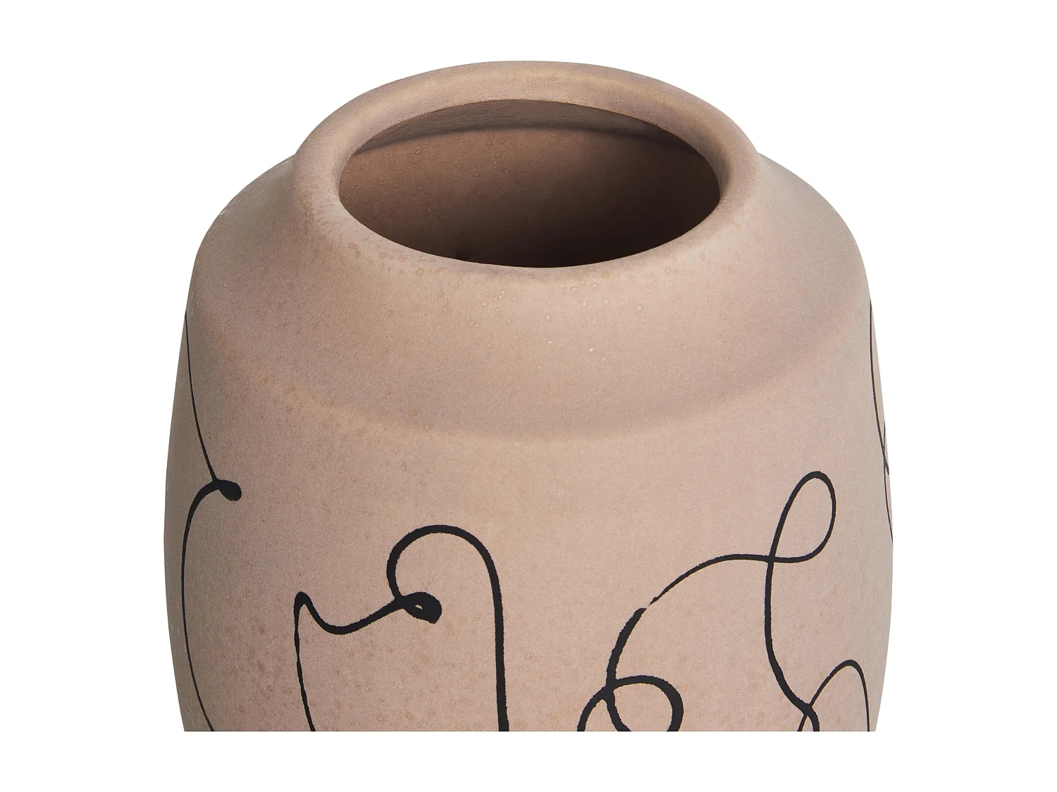 Vaso da fiori SKATE Gres porcellanato 20 cm Beige sabbia