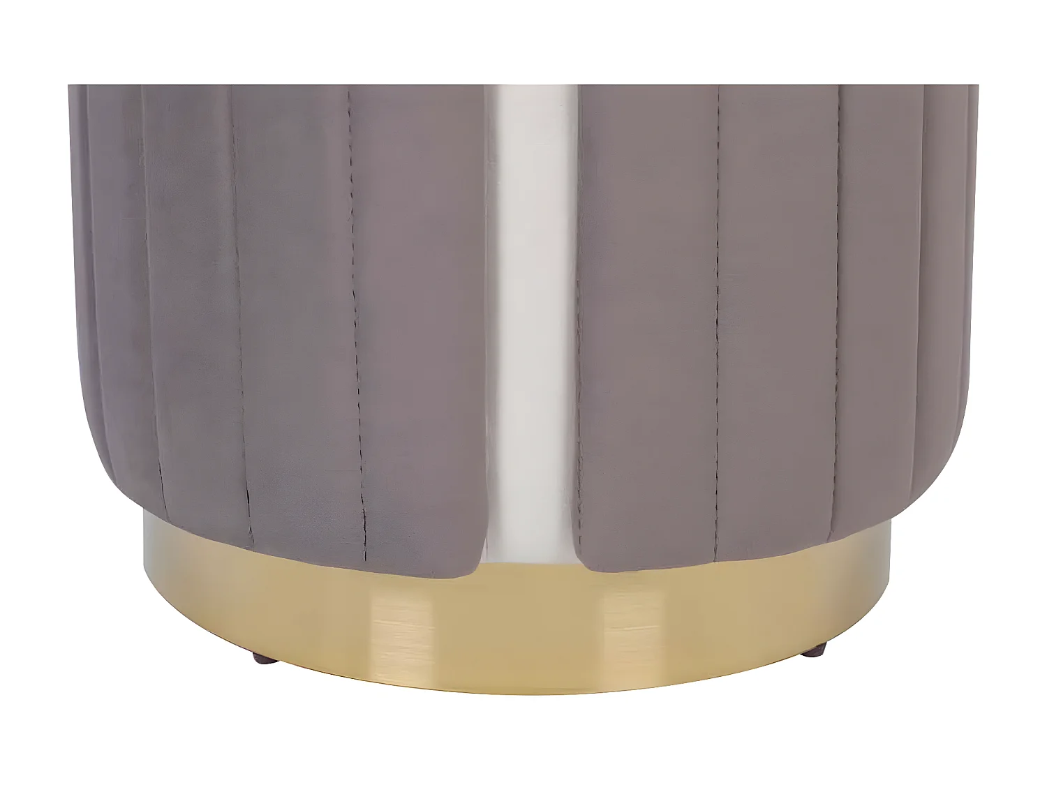 Tabouret Support Dorsal "Corvin" 45cm Ivoire & Taupe