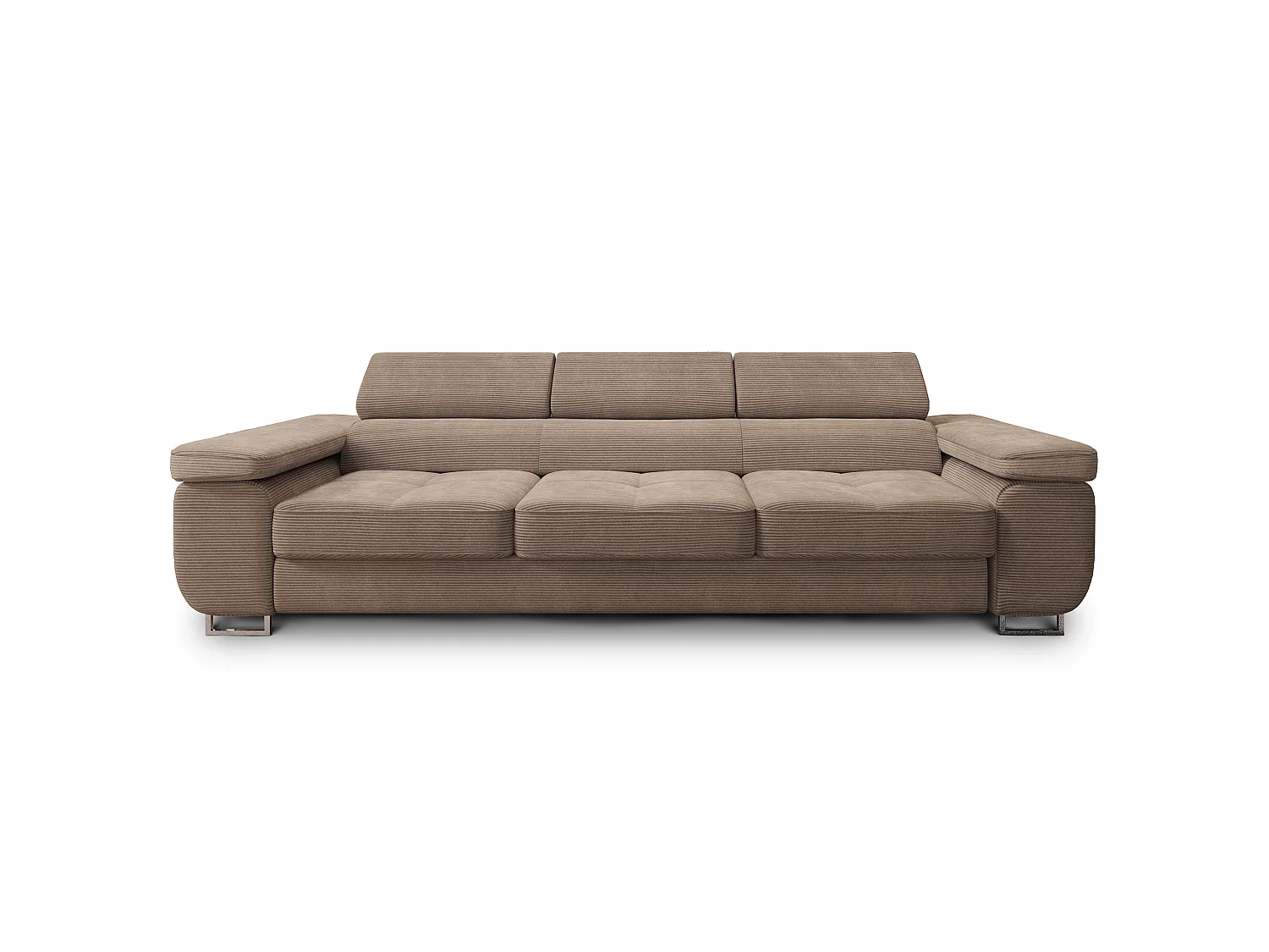 Slaapbank MOSINE Corduroy stof Beige