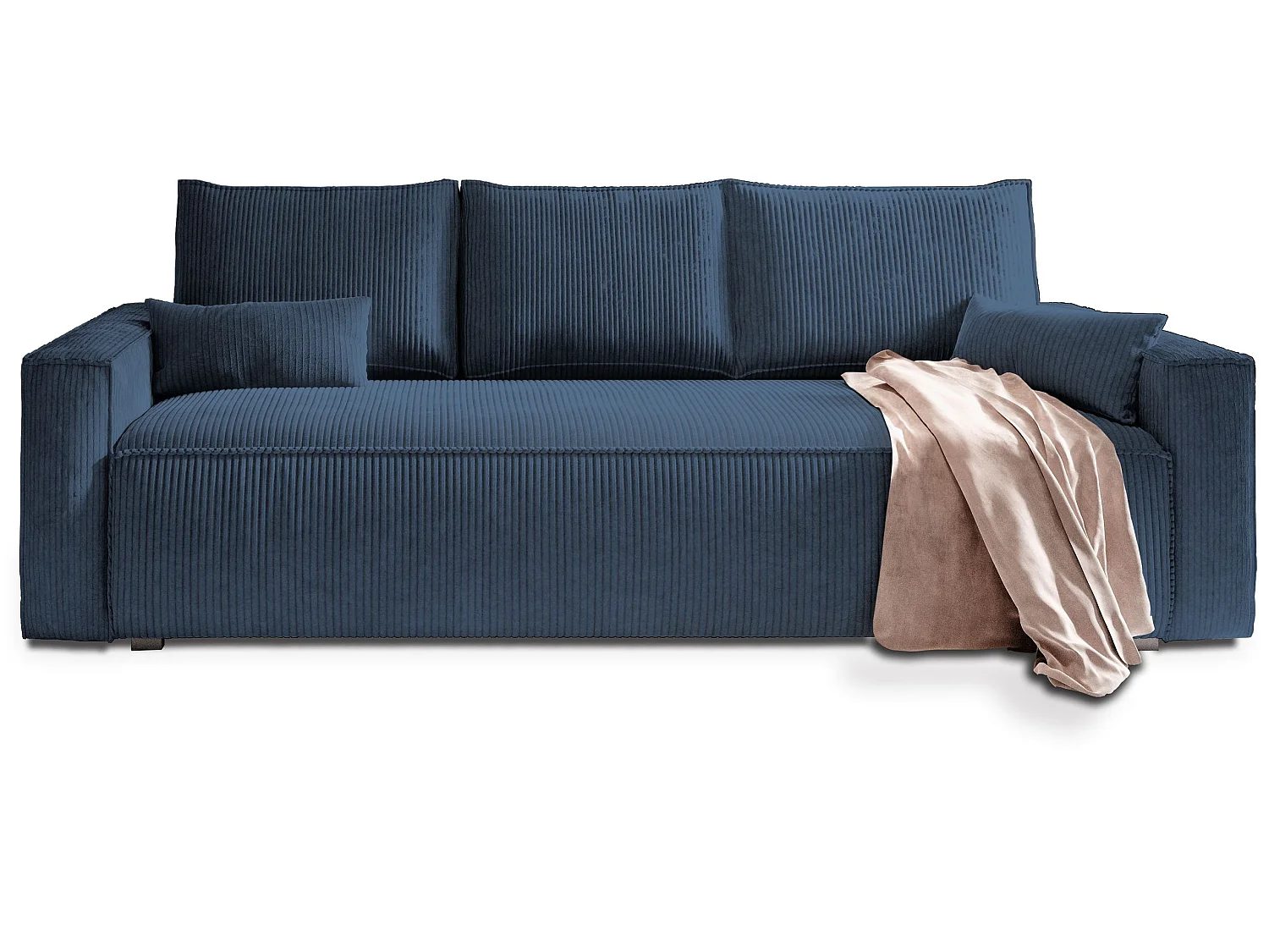 Slaapbank MENI Corduroy stof Blauw