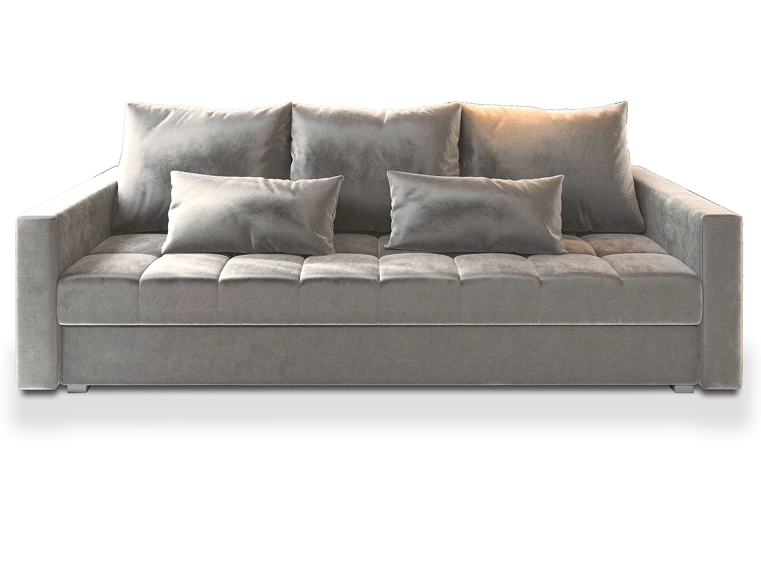 Slaapbank SIRO Pluche stof Beige