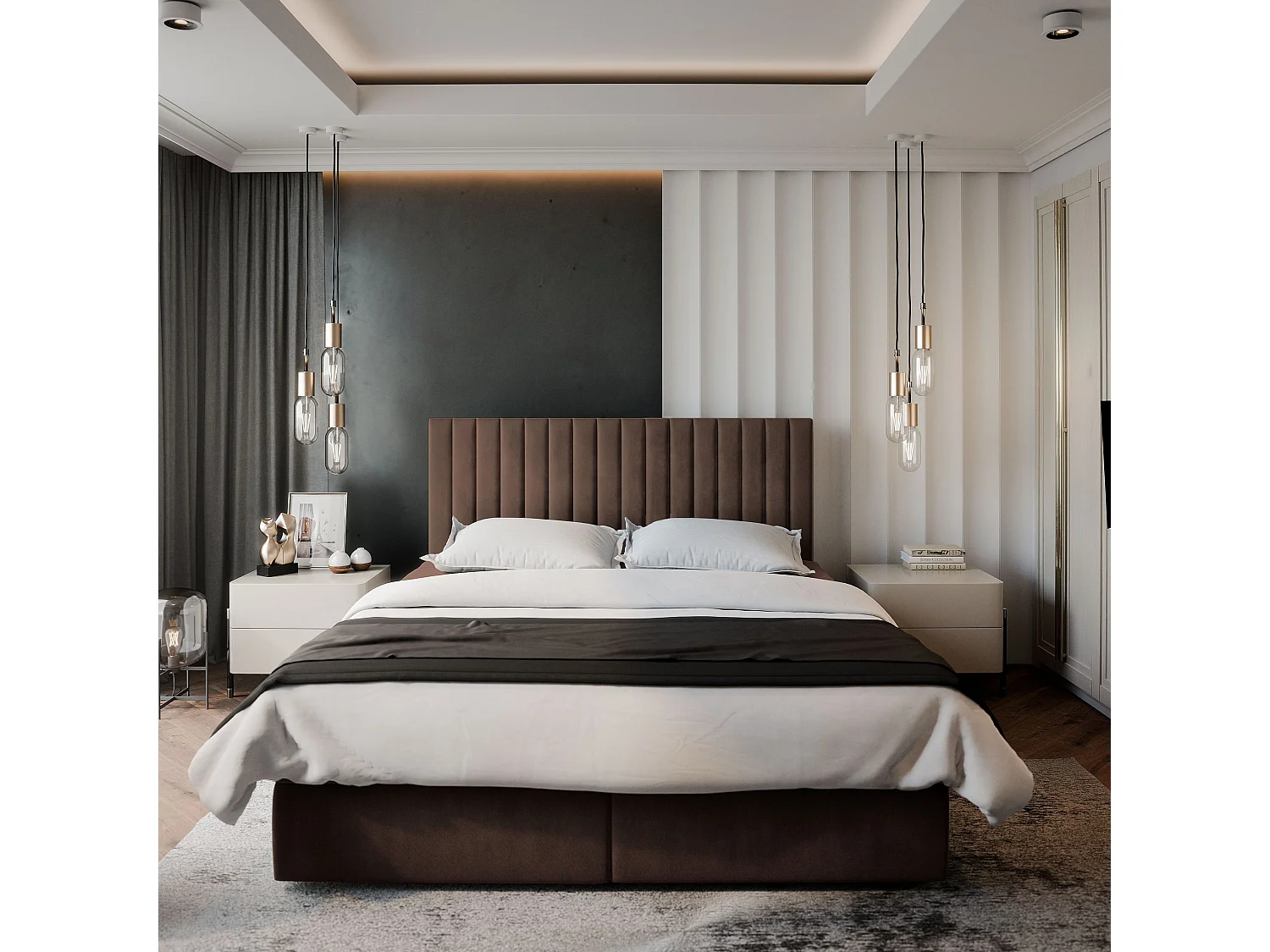 Lit continental BRESEL