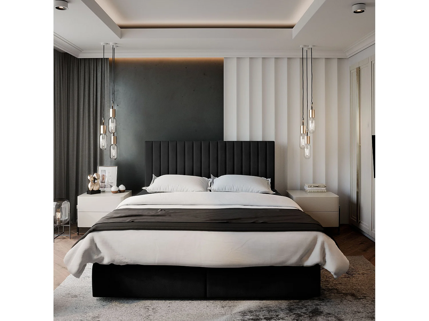 Lit continental BRESEL