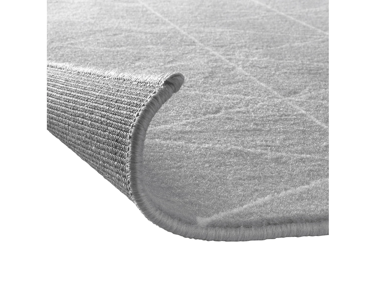 Tapis Tissé Imprimé "Yvo" 160x230cm Gris