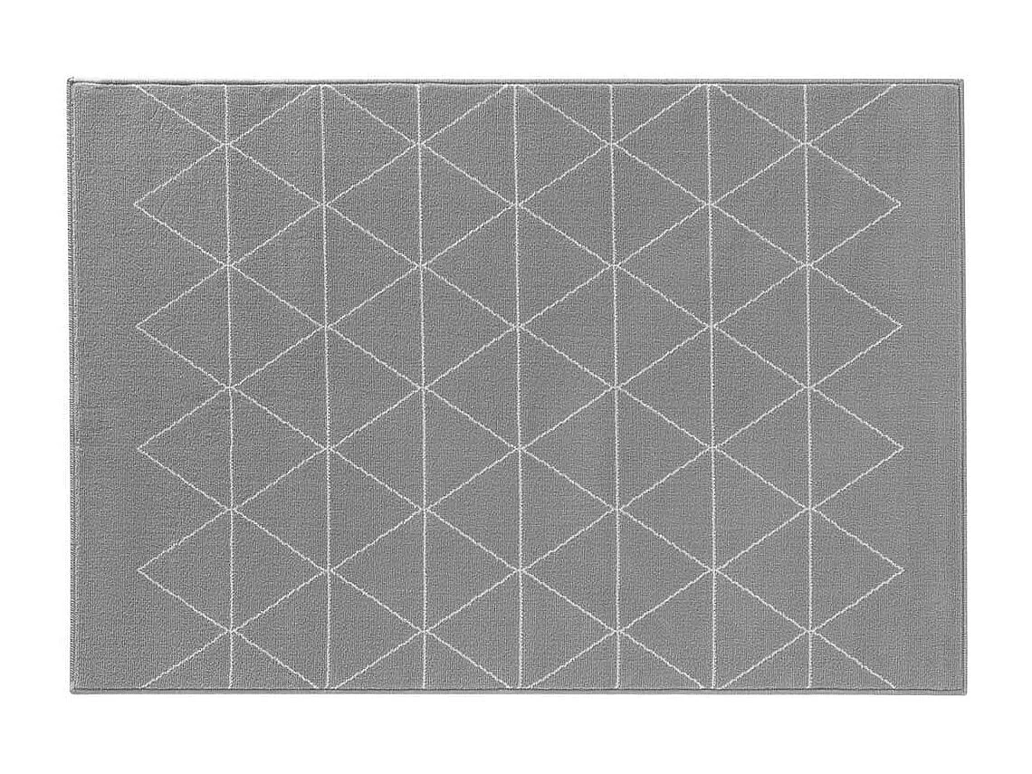 Tapis Tissé Imprimé "Yvo" 160x230cm Gris