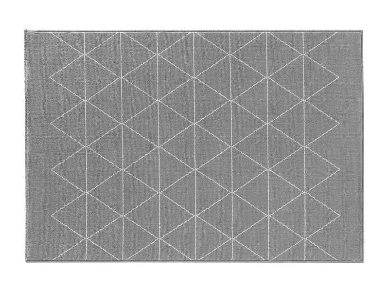 Tapis Tissé Imprimé "Yvo" 160x230cm Gris