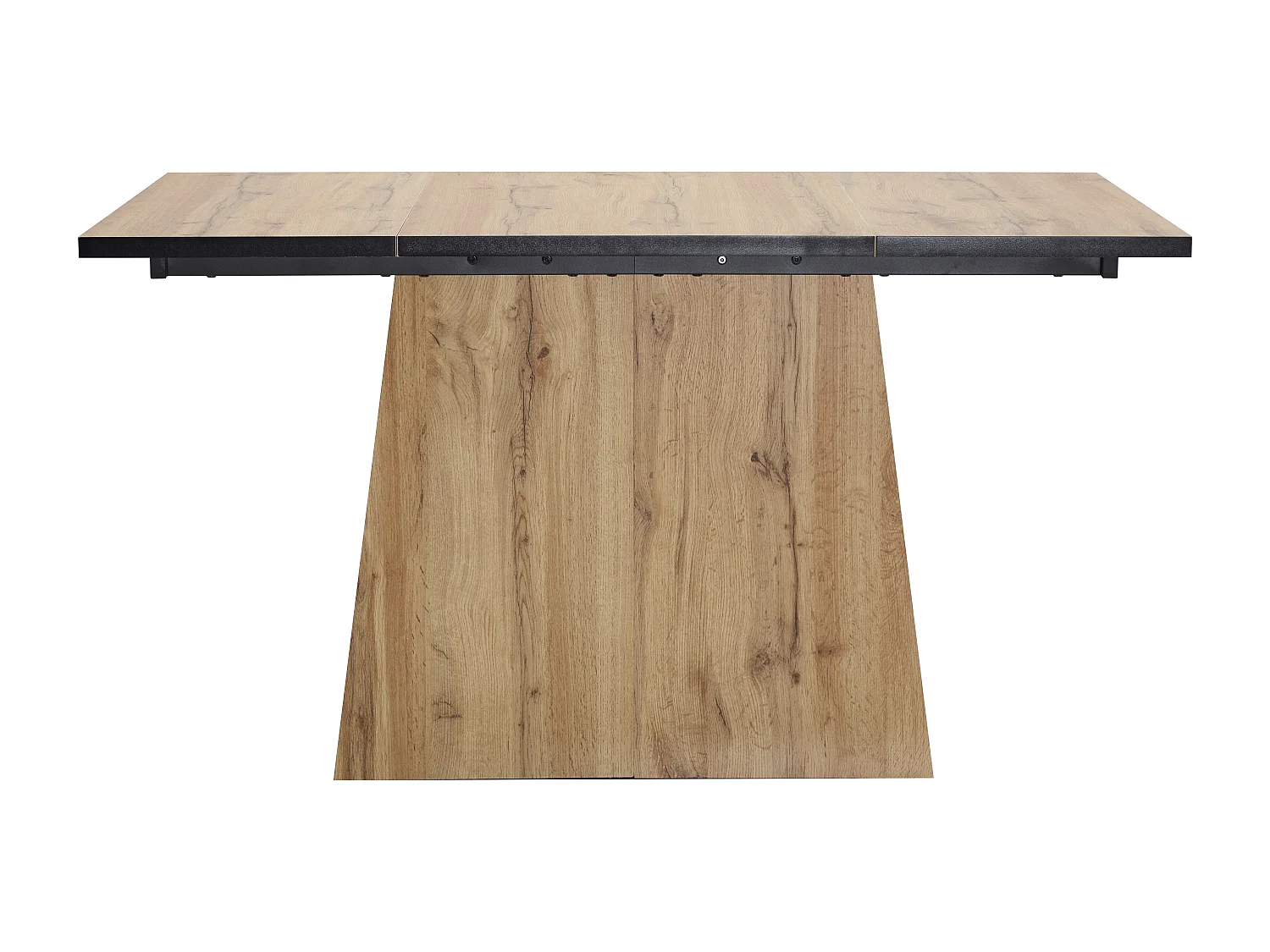 Eettafel voor 4 tot 6 personen in MDF - houtnerfeffect - Lichtbruin