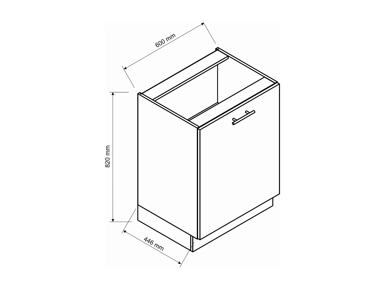 Cuisine complète Vera 8 éléments blanc brillant L 240 cm sans plan de travail