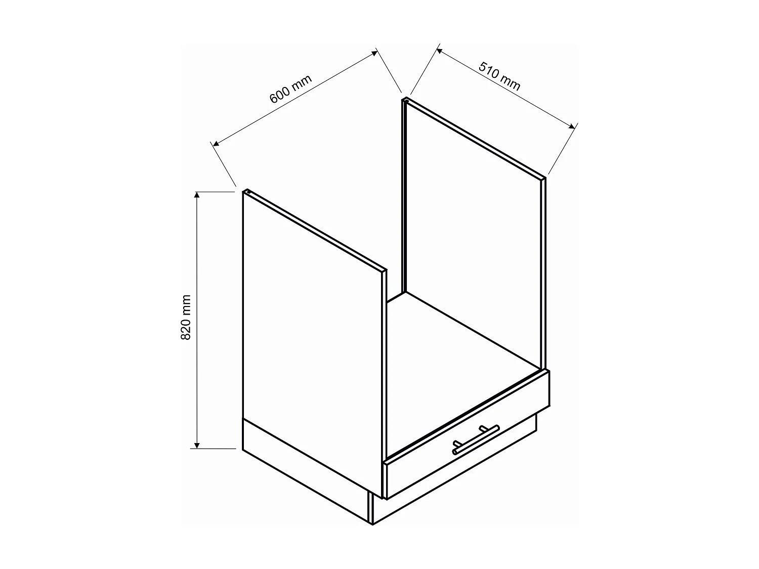 Cuisine complète Vera 8 éléments blanc brillant L 240 cm sans plan de travail