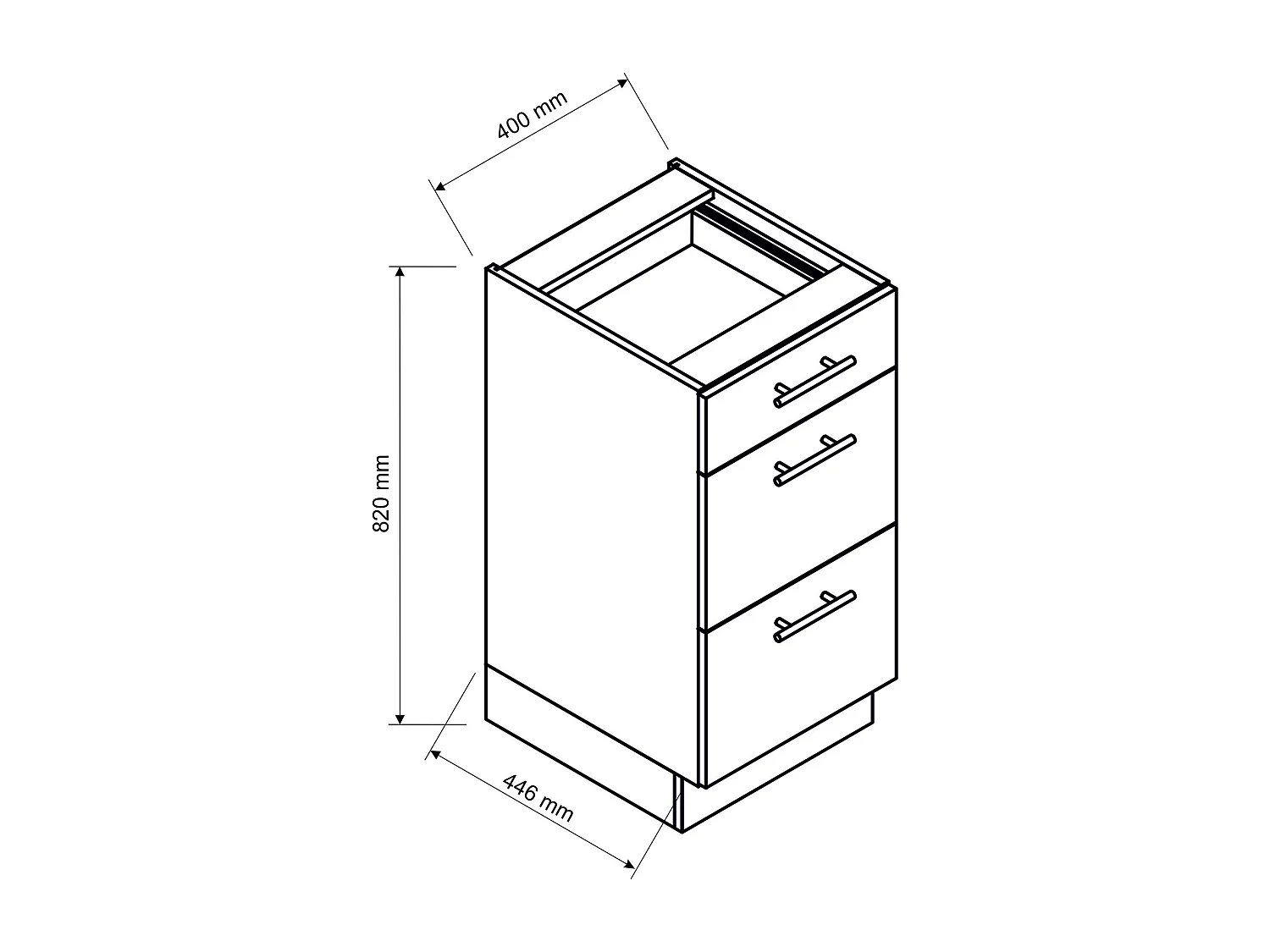 Cuisine complète Vera 7 éléments blanc brillant L 180/240 cm sans plan de travail