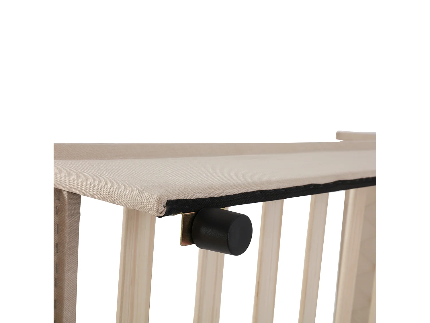 Lit double 140x200 cm avec grands tiroir - lit capitonné avec sommier à lattes et dossier de lit en tissu pro-lin - lit adulte beige