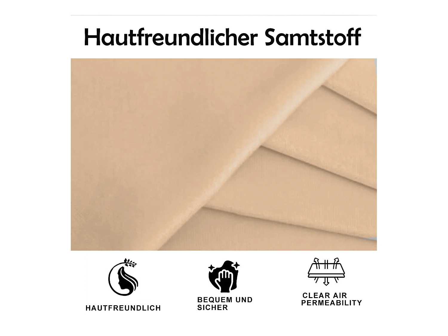 Lit adulte capitonné 140x200cm, cadre de lit avec lampes LED, sommier à lattes, tête de lit réglable, tissu velours, pour adultes et adolescents, beige