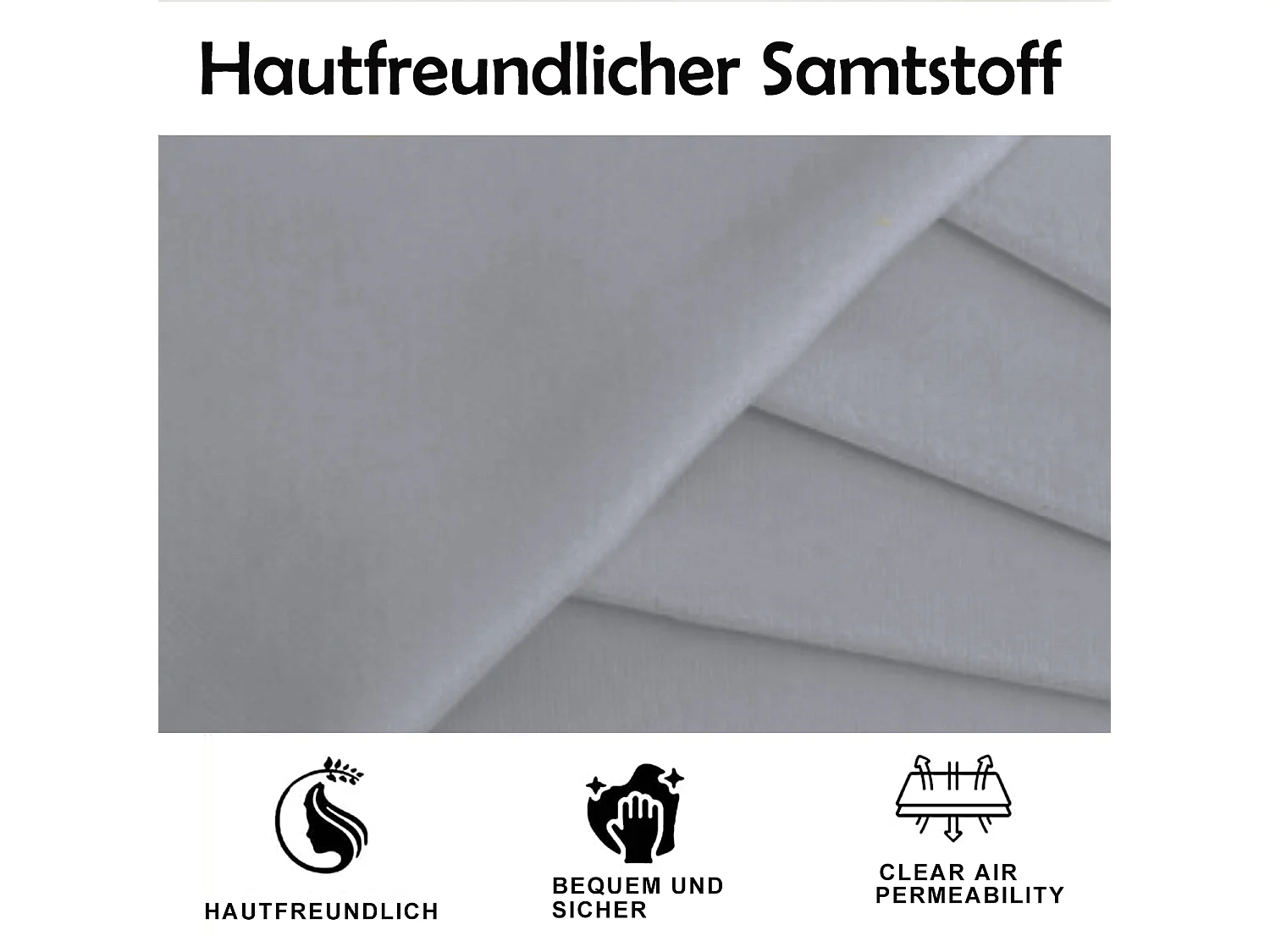 Lit adulte capitonné 140x200cm, cadre de lit avec lampes LED, sommier à lattes, tête de lit réglable, tissu velours, pour adultes et adolescents, gris