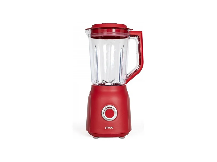 Livoo Blender 1.5l 600w inox rouge - DOP242R