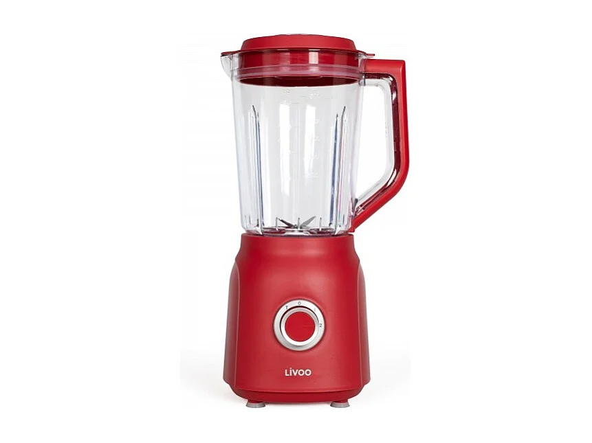 Livoo Blender 1.5l 600w inox rouge - DOP242R