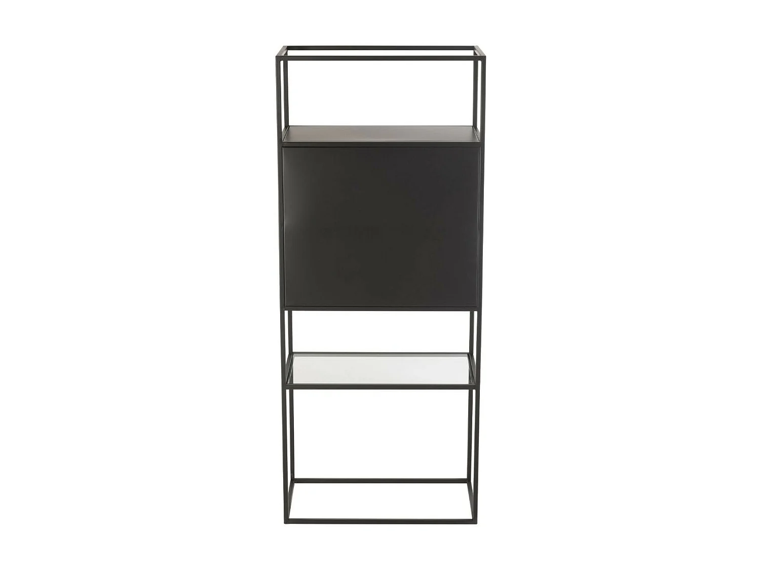 Étagère en Métal "Maryanne" 132cm Noir