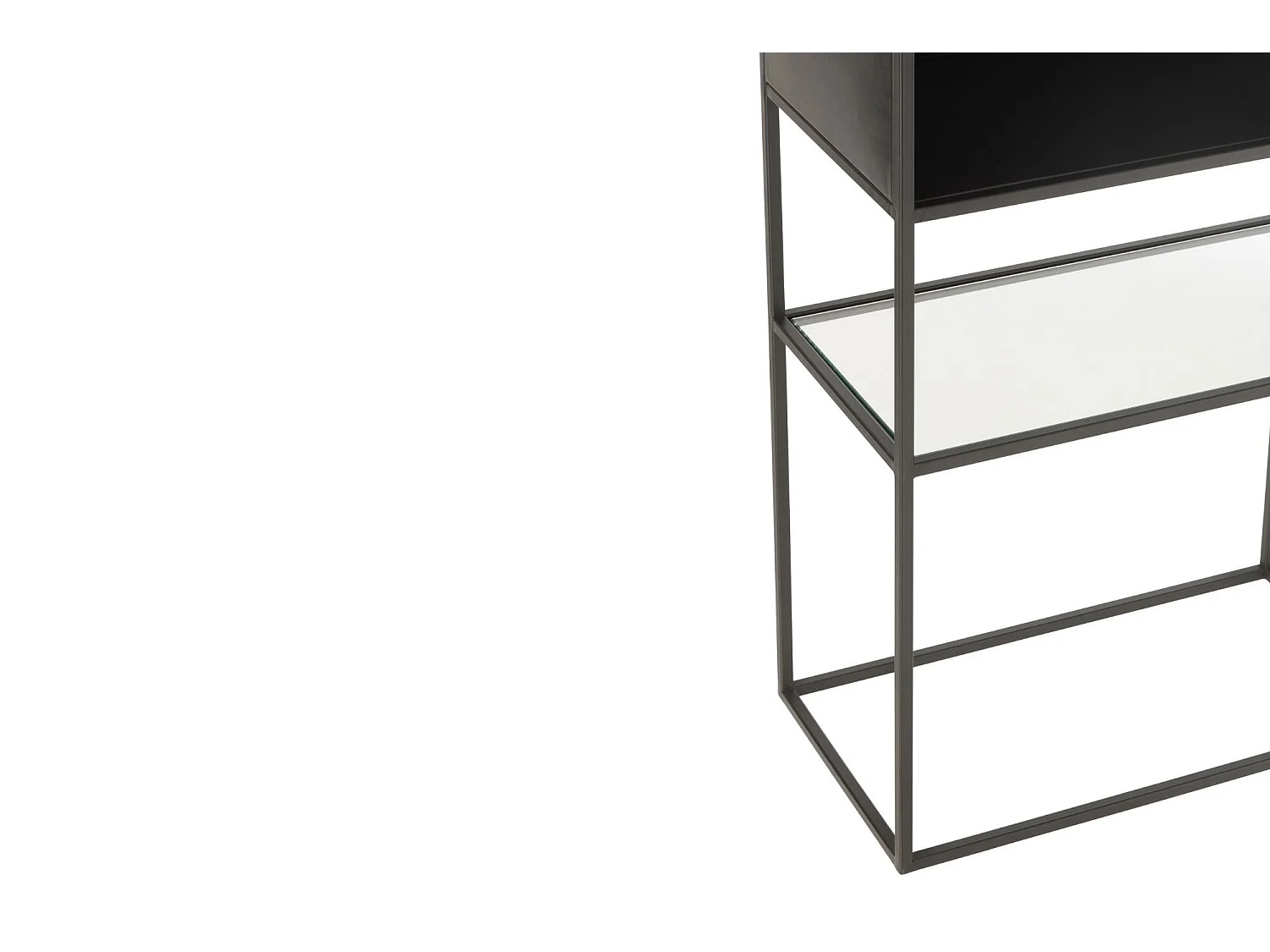 Étagère en Métal "Maryanne" 132cm Noir