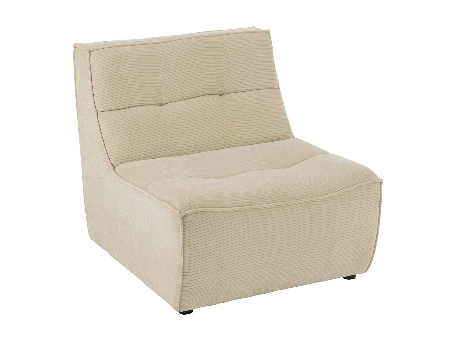 Module Canapé Matelassé "Grid" 97cm Beige