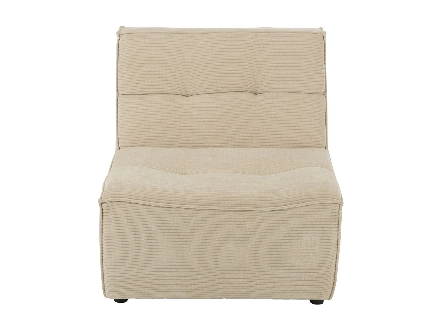 Module Canapé Matelassé "Grid" 97cm Beige