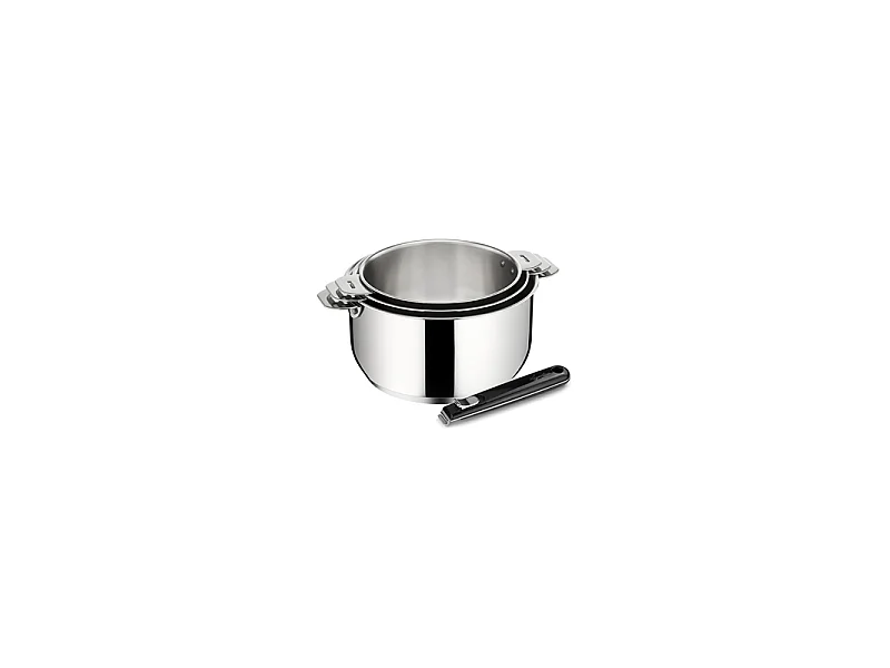 Lagostina Série de 3 casseroles inox 16/18/20cm + poignée - 012132600004