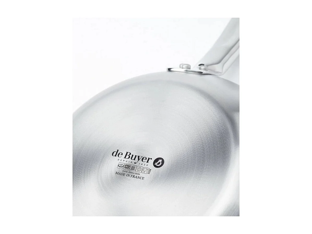 De Buyer Poêle inox 32cm argent - 3604.32