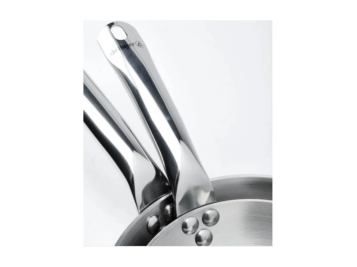 De Buyer Poêle inox 32cm argent - 3604.32