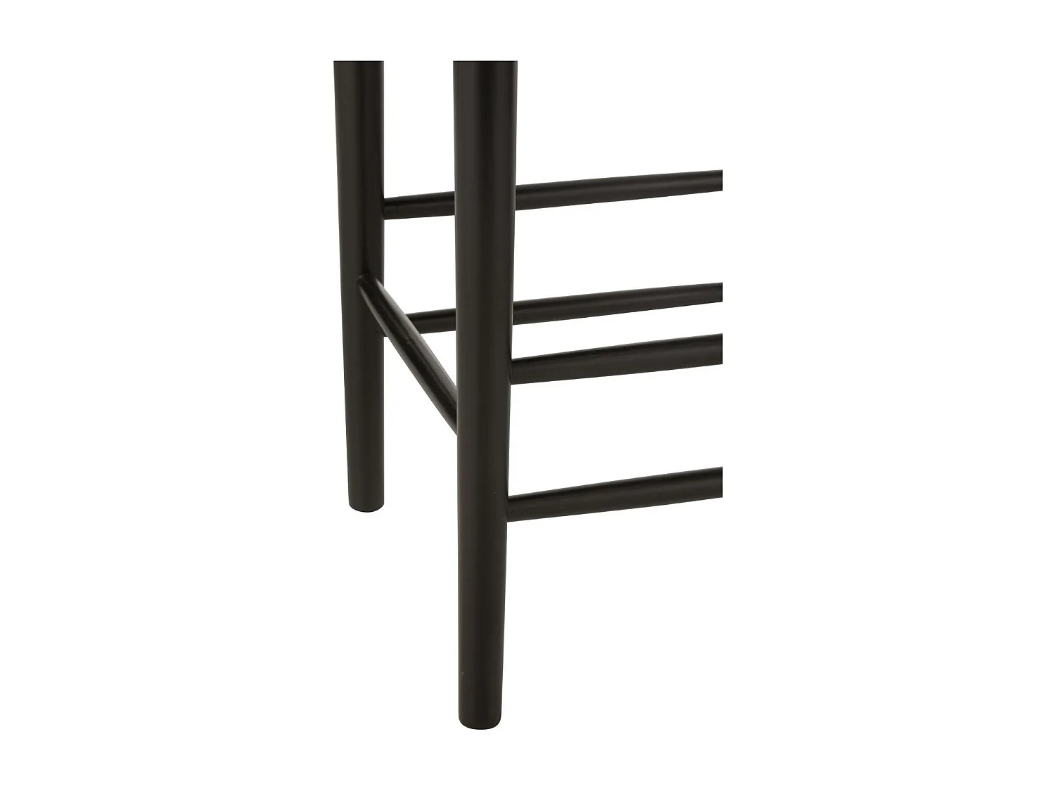 Tabouret de Bar en Bois "Orient" 66cm Noir