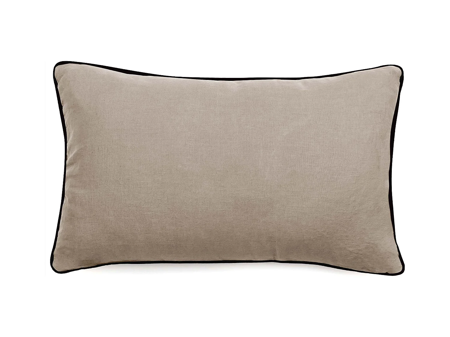 Housse de coussin PRELUDE 30x50 cm lin et coton lavé beige Chanvre