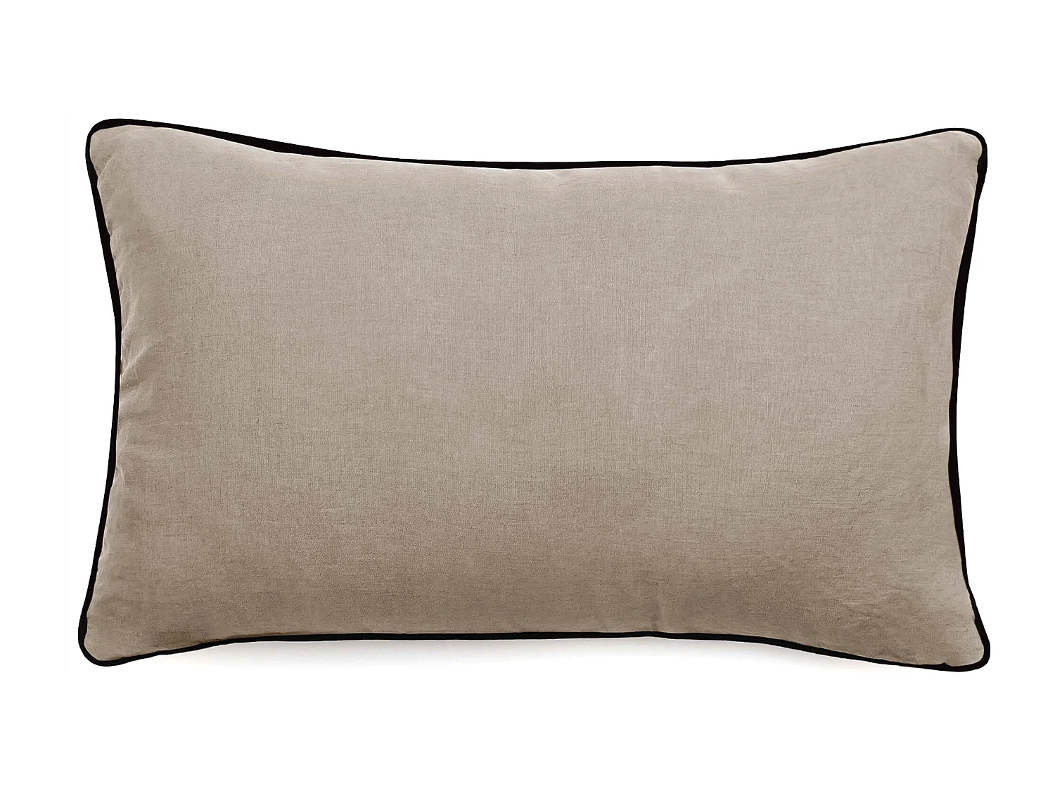 Housse de coussin PRELUDE 30x50 cm lin et coton lavé beige Chanvre