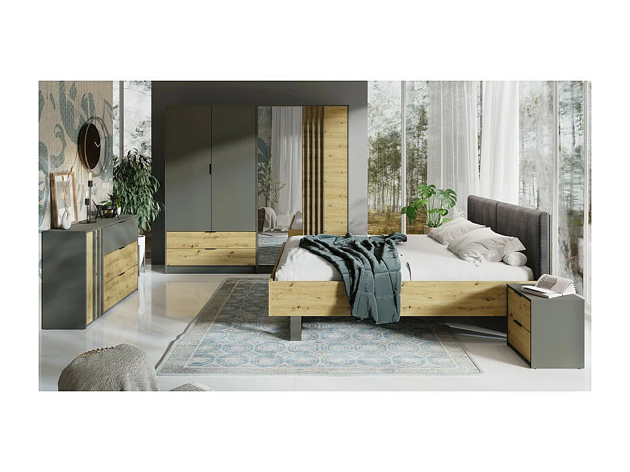 Lit double 160x200 cm Rimini