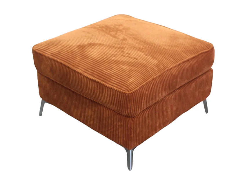 Pouf 70 x 70 cm Isla coloris ambre