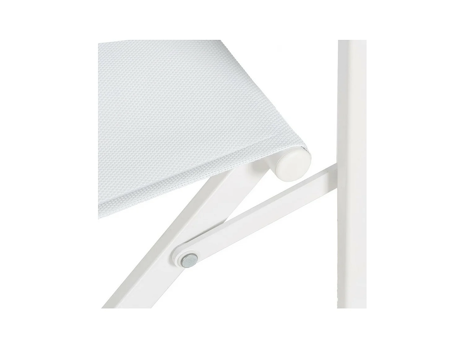 Duo de fauteuils de jardin pliants aluminium Blanc - DIRLO