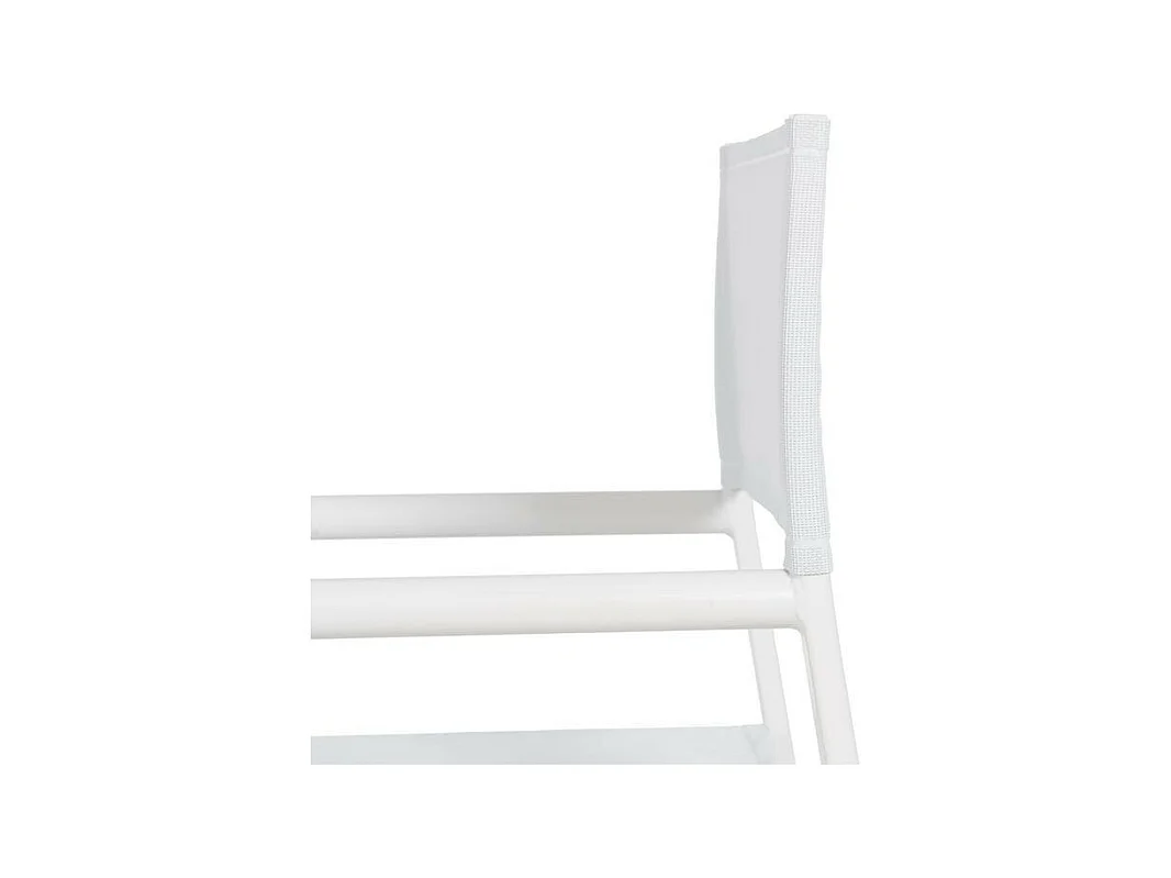 Duo de fauteuils de jardin pliants aluminium Blanc - DIRLO