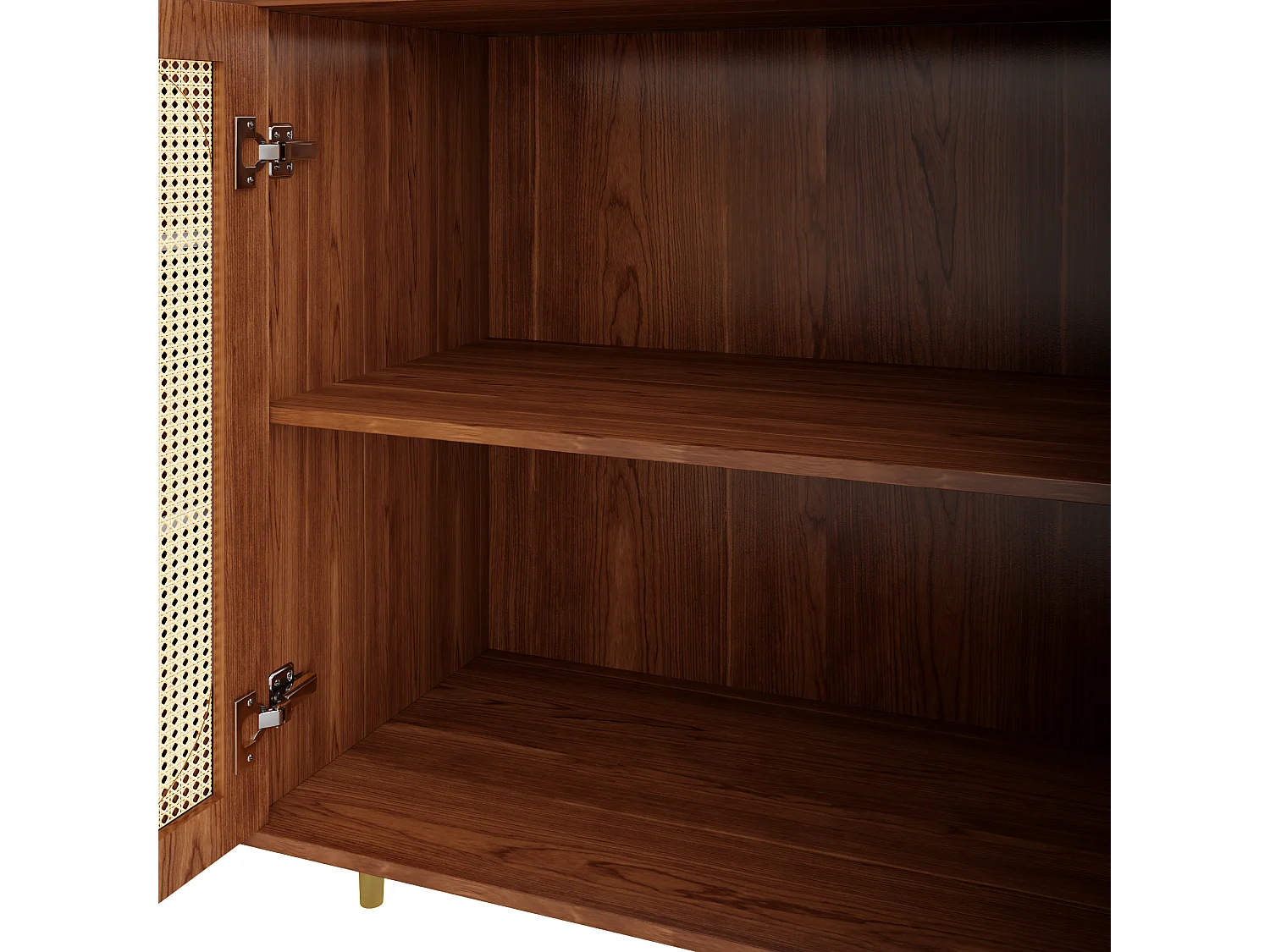 Bufor 2-drzwiowy i 6 szuflad - z MDF - Brązowy