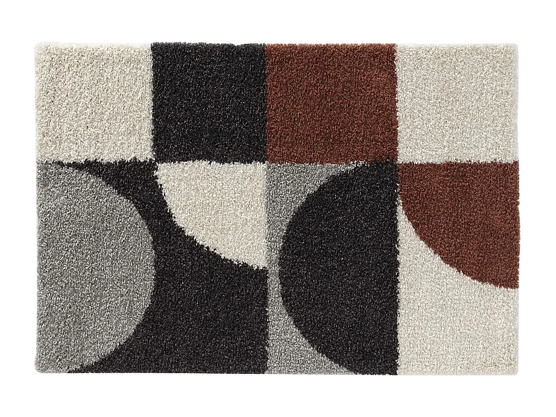 Tapis Déco Imprimé "Pola" 160x230cm Multicolore