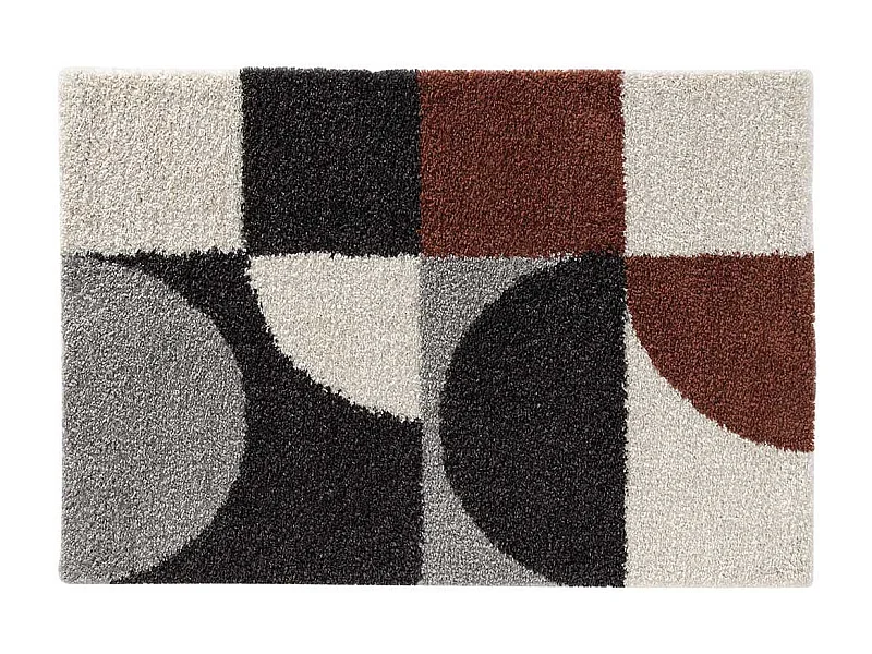 Tapis Déco Imprimé "Pola" 160x230cm Multicolore