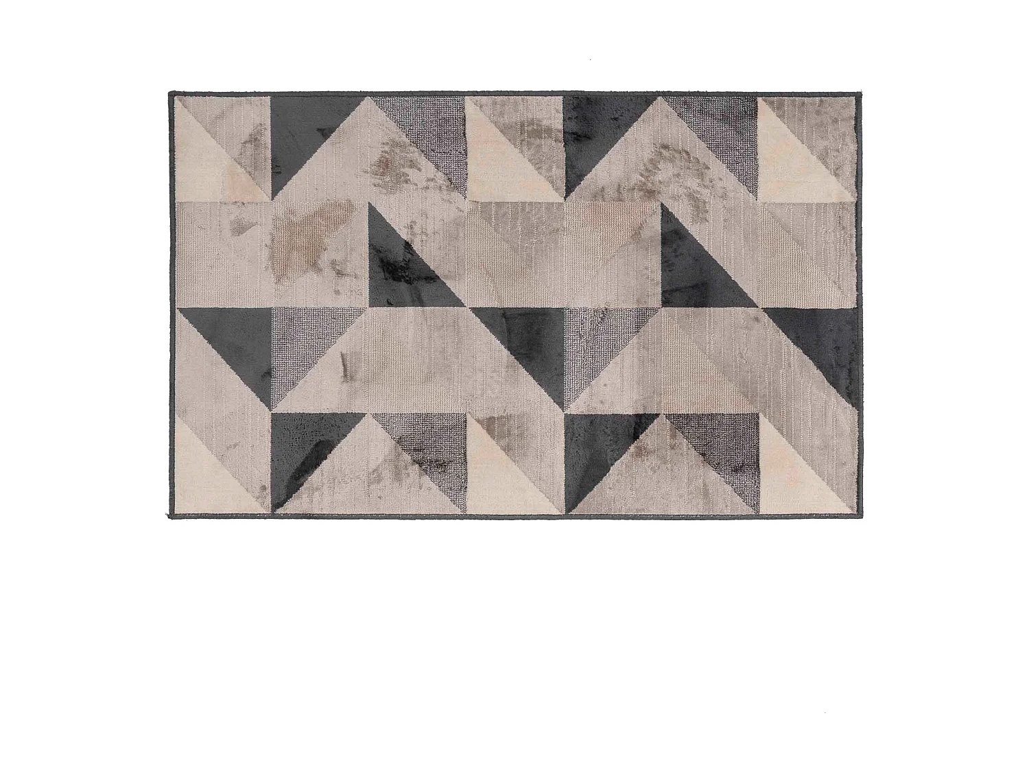 Tapis Déco Tissé "Graphic" 140x200cm Naturel