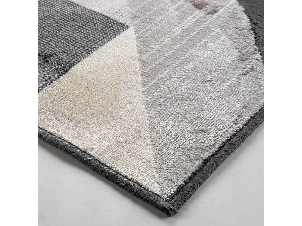 Tapis Déco Tissé "Graphic" 68x110cm Naturel
