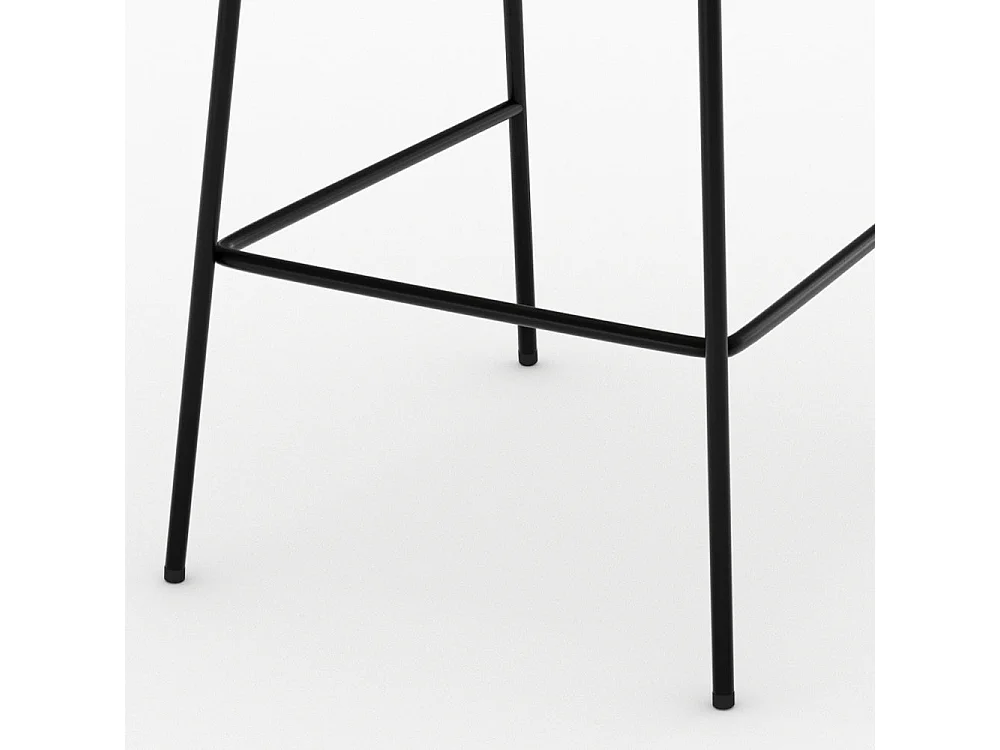 Set de 2 sillas para isla central en tejido bouclé crema - Karl