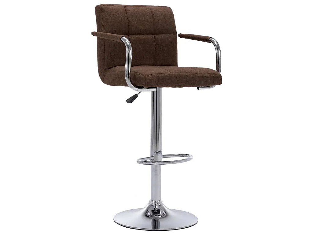 Chaise de bar Marron Tissu