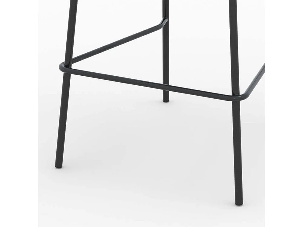 Lot de 2 chaises pour îlot central en tissu gris clair 67 cm - Victoria