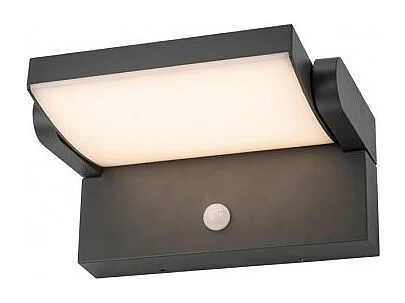 Applique Murale Orientable LED 12W 720 LM DEtecteur 3000°K Gris IP54