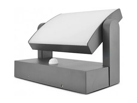 Applique Murale Orientable LED 12W 720 LM DEtecteur 3000°K Gris IP54