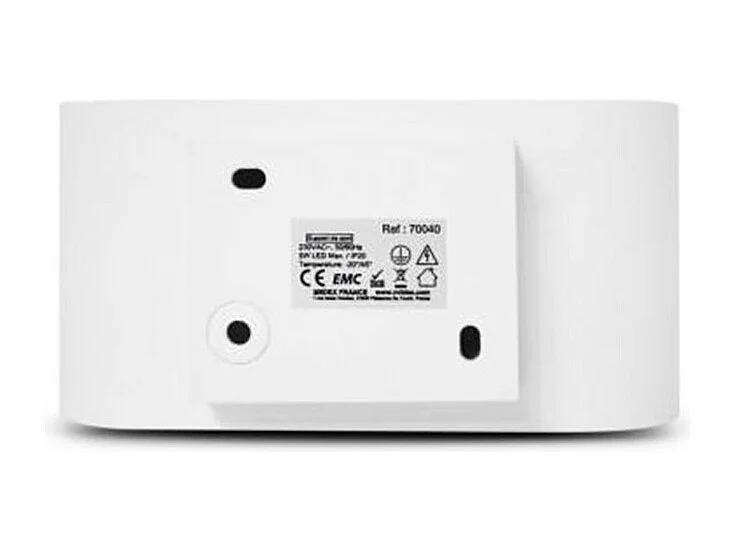 APPLIQUE MURALE G9 X1 BLANC DORE OVALE HOYA