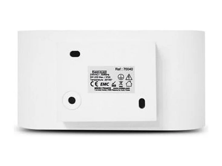 APPLIQUE MURALE G9 X1 BLANC DORE OVALE HOYA